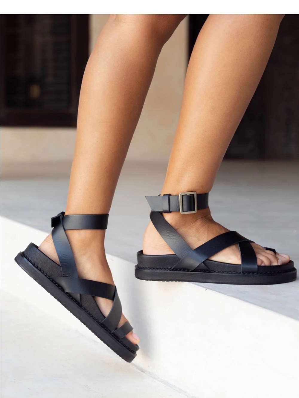 Liberte Leather Sandals